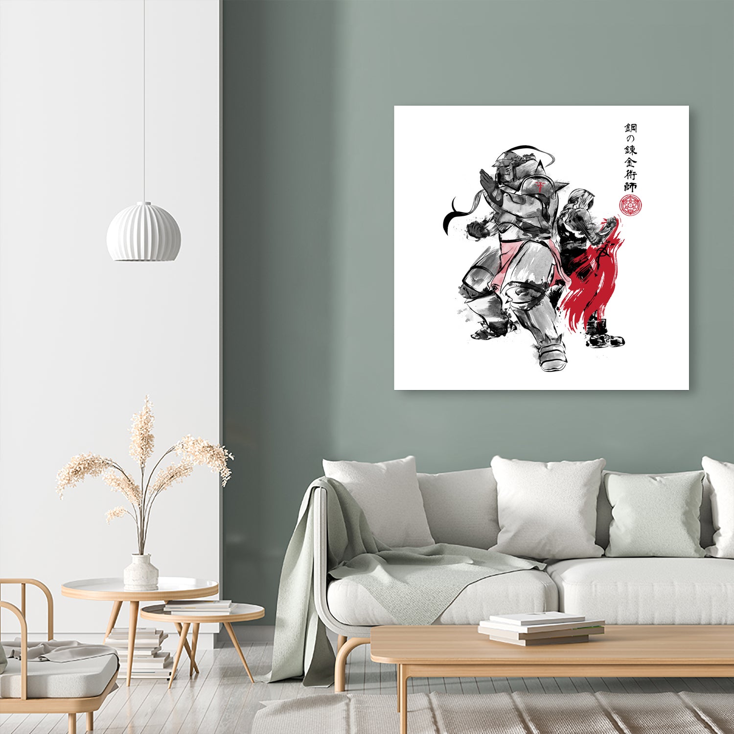 Brotherhood Sumi-e by Antonio Camarena on GIANT ART - white digital painting