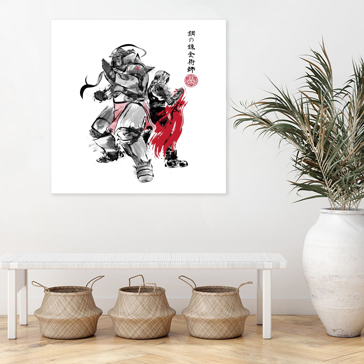 Brotherhood Sumi-e by Antonio Camarena on GIANT ART - white digital painting