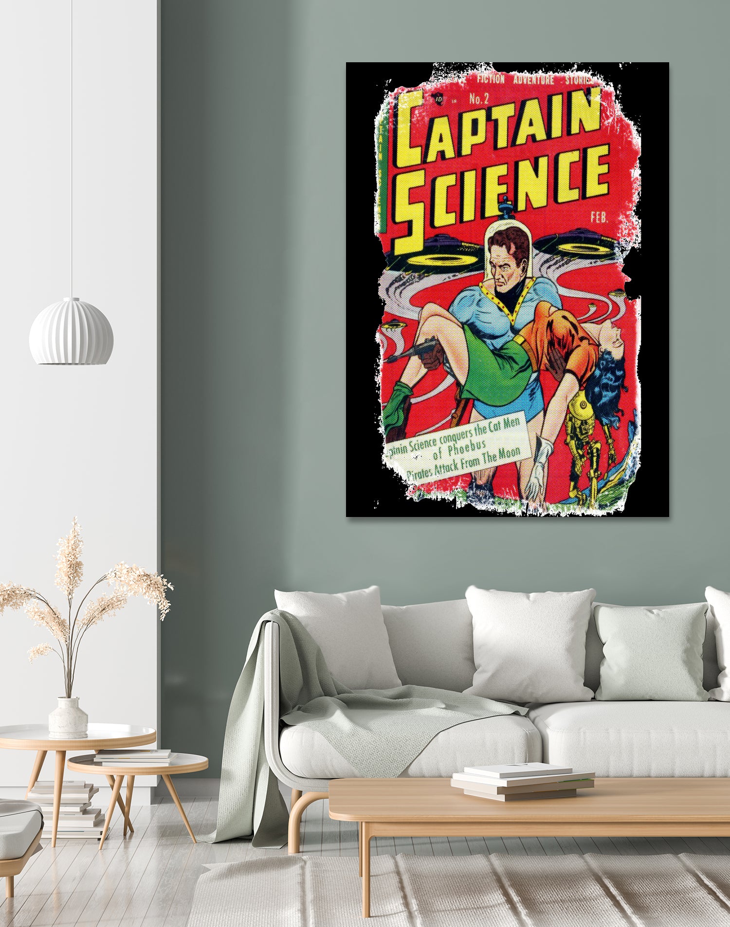 Torn Comic book cover | Retro| Science hero | Vintage by TULIO ALMEIDA on GIANT ART - red digital drawing