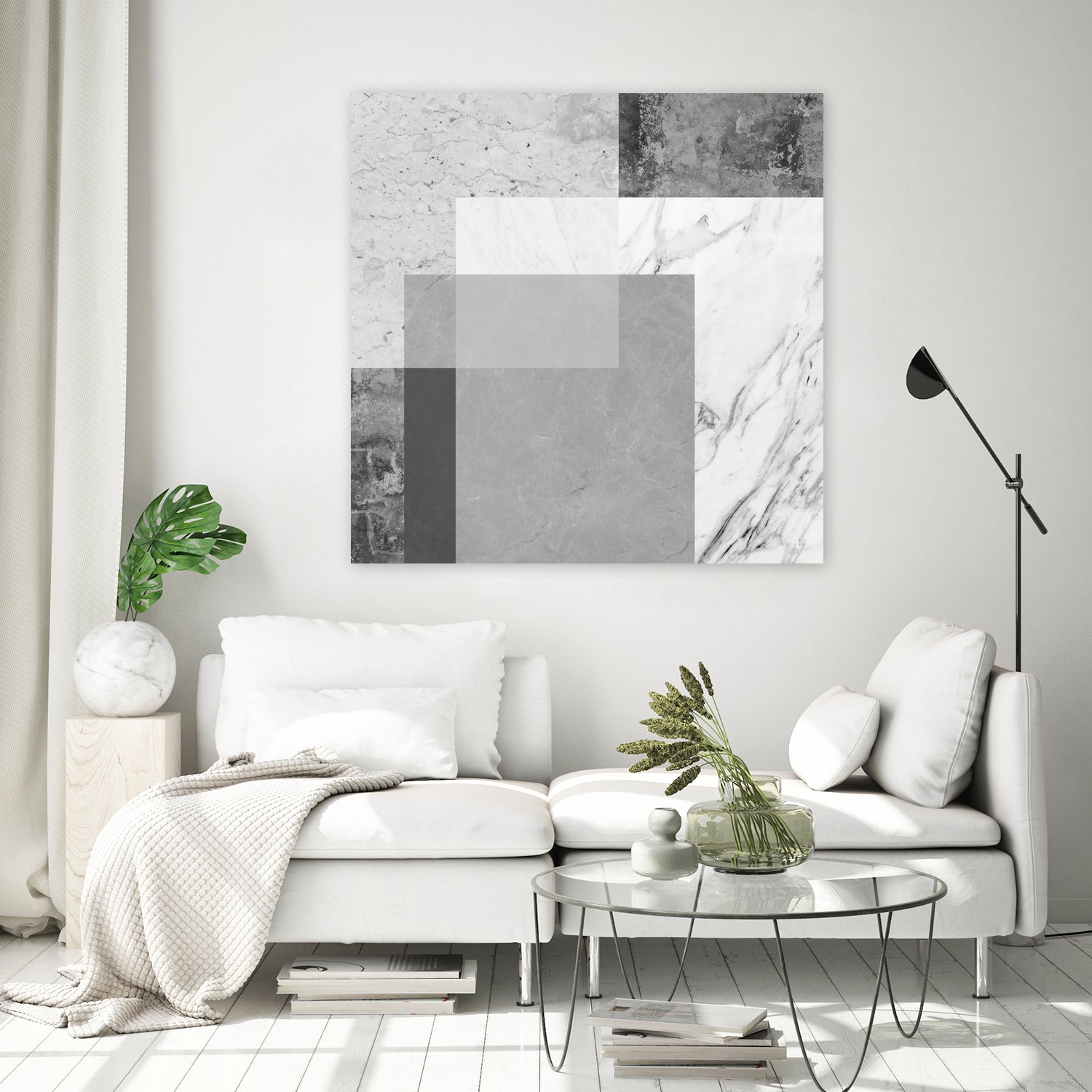 Concrete geometry 04 by Vitor Costa on GIANT ART - gray digital painting