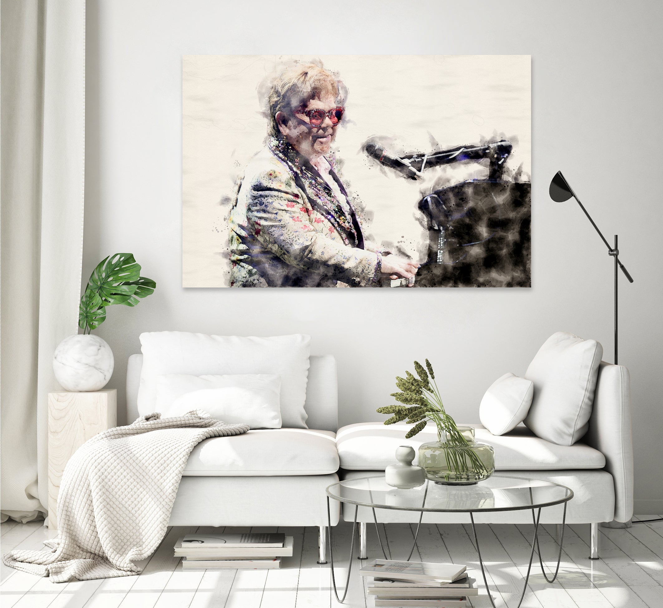 Elton john by miguel angel romero franco on GIANT ART - gray photo manipulation