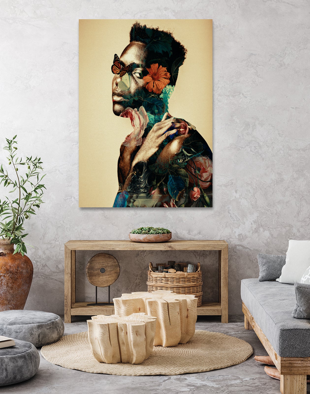 Tender Growth by Shaylin Wallace on GIANT ART - yellow photo manipulation