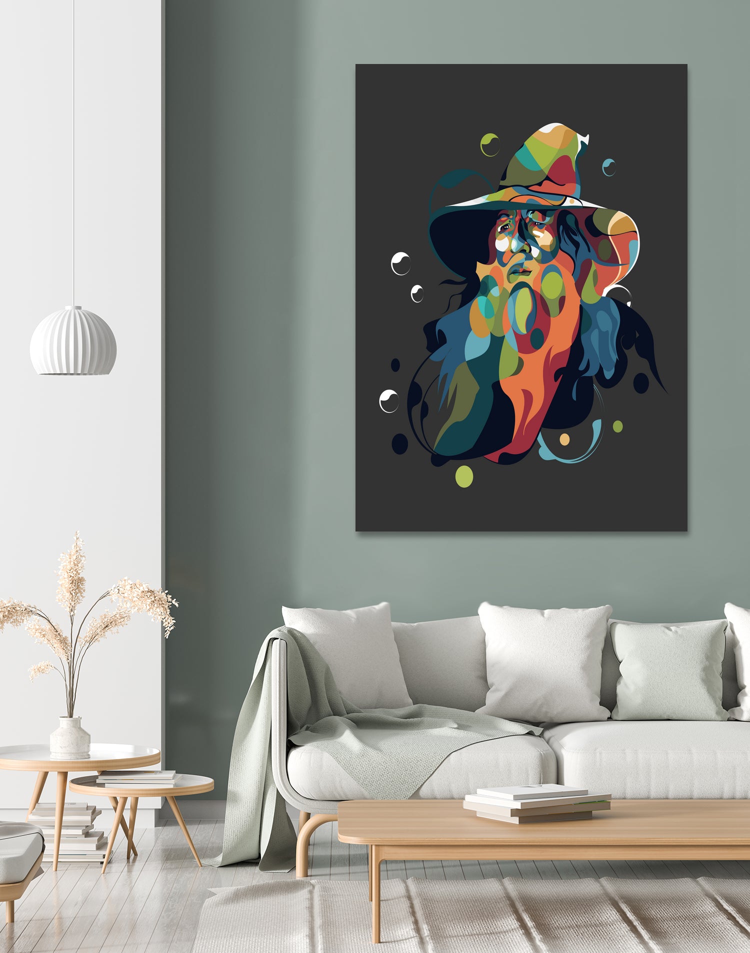 Gandalf pop art by arsyad - on GIANT ART - orange character design