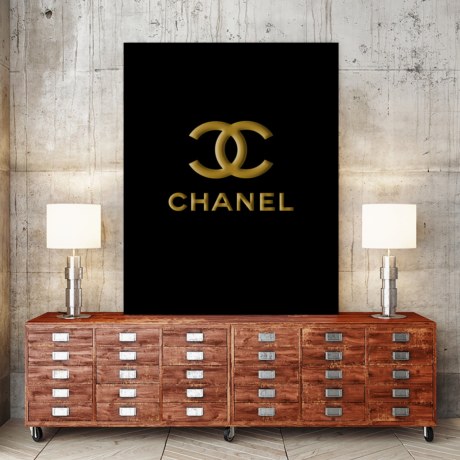 Chanel by miguel angel romero franco on GIANT ART - black digital drawing