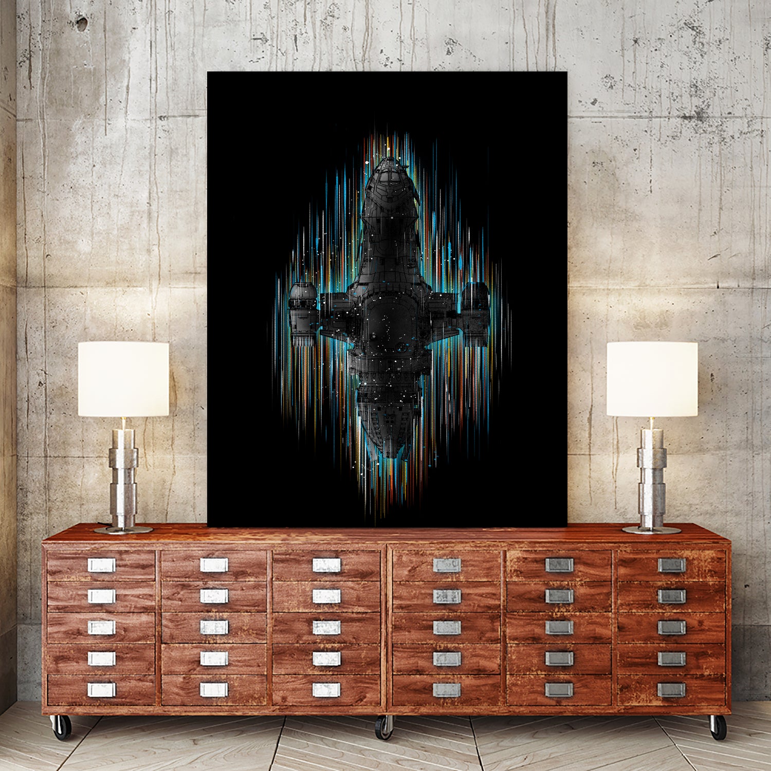 neon shiny by frederic levy-hadida on GIANT ART - black digital drawing