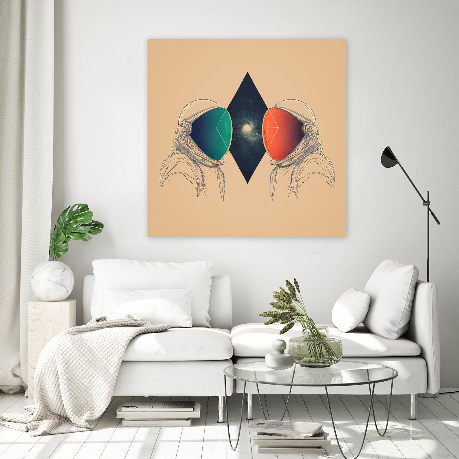 Space Between by Victor Vercesi on GIANT ART - yellow digital drawing