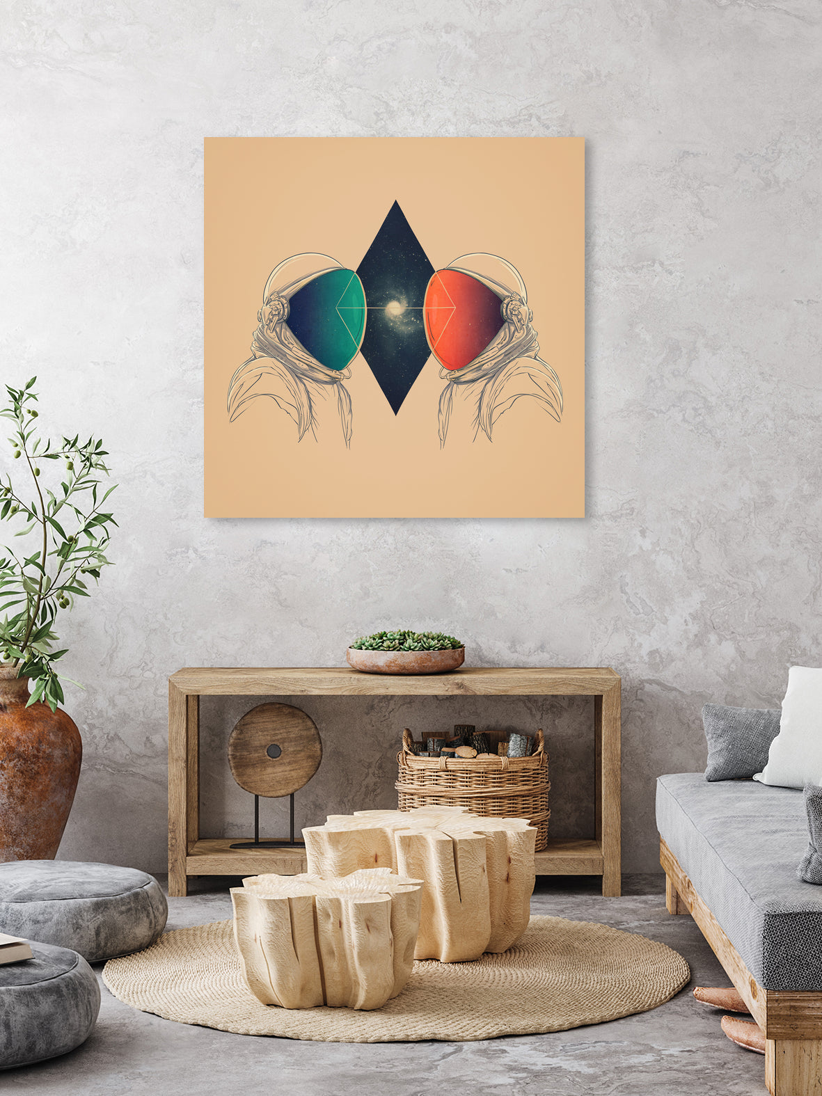 Space Between by Victor Vercesi on GIANT ART - yellow digital drawing