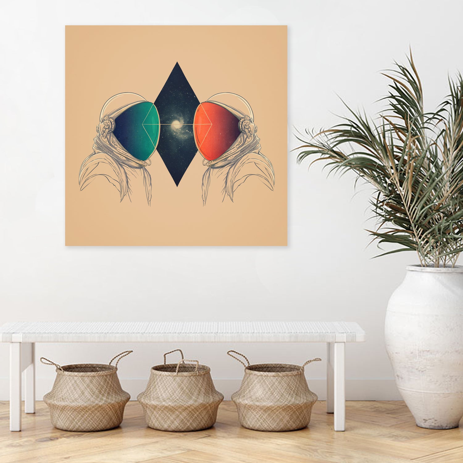 Space Between by Victor Vercesi on GIANT ART - yellow digital drawing