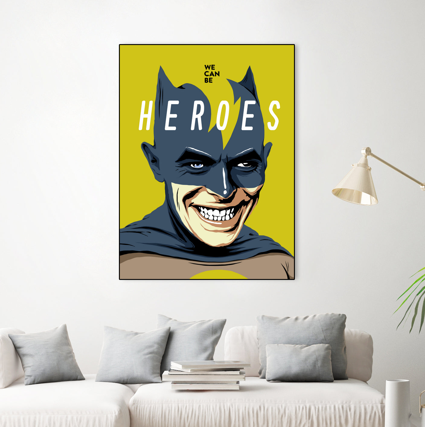 Heroes by Bily Mariano da Luz on GIANT ART - yellow digital painting