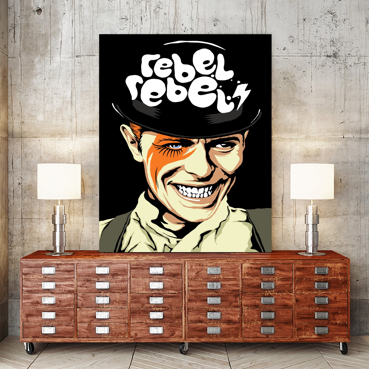 Rebel Rebel by Bily Mariano da Luz on GIANT ART - black digital painting