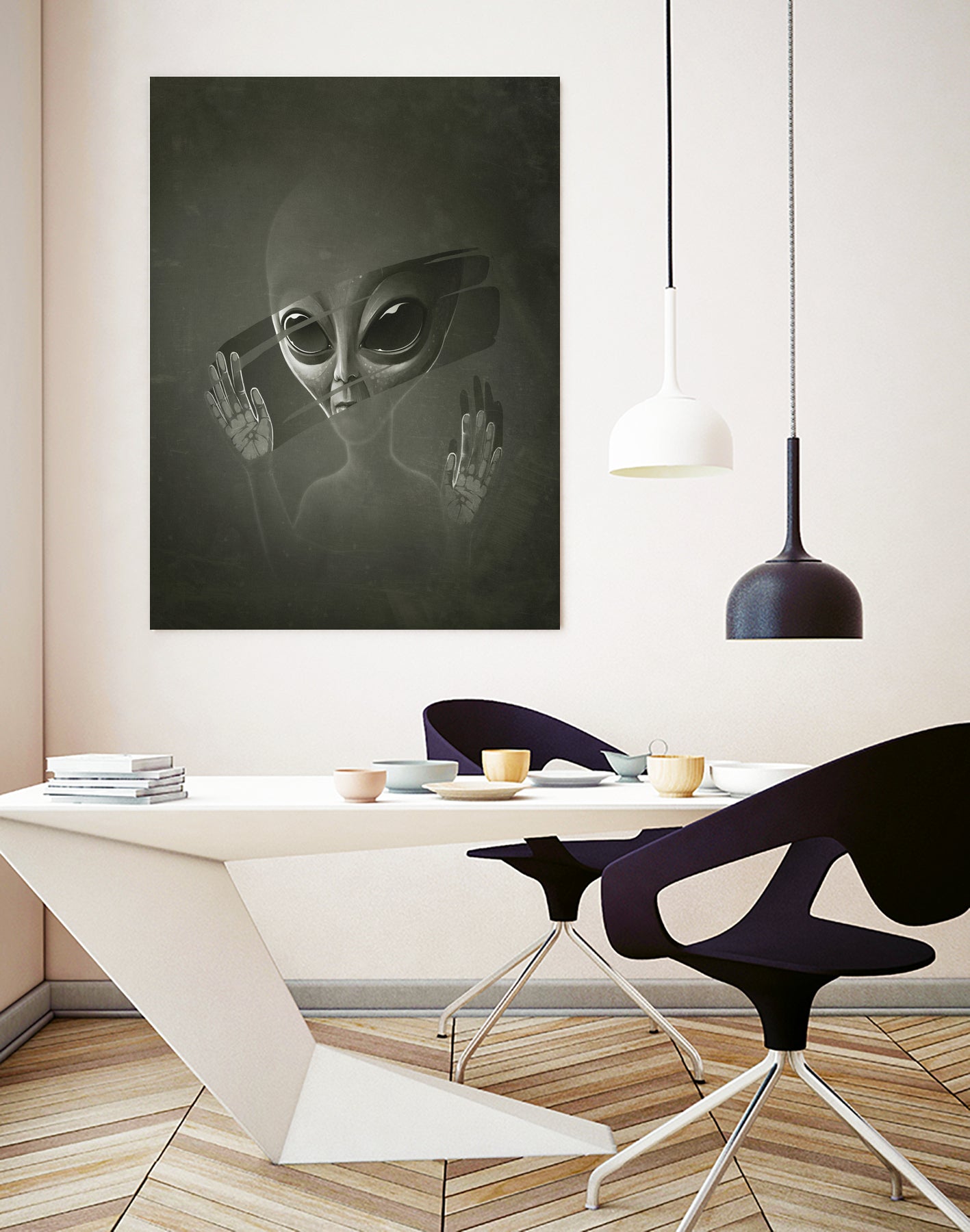 Alien by Lukáš Brežák on GIANT ART - black digital painting
