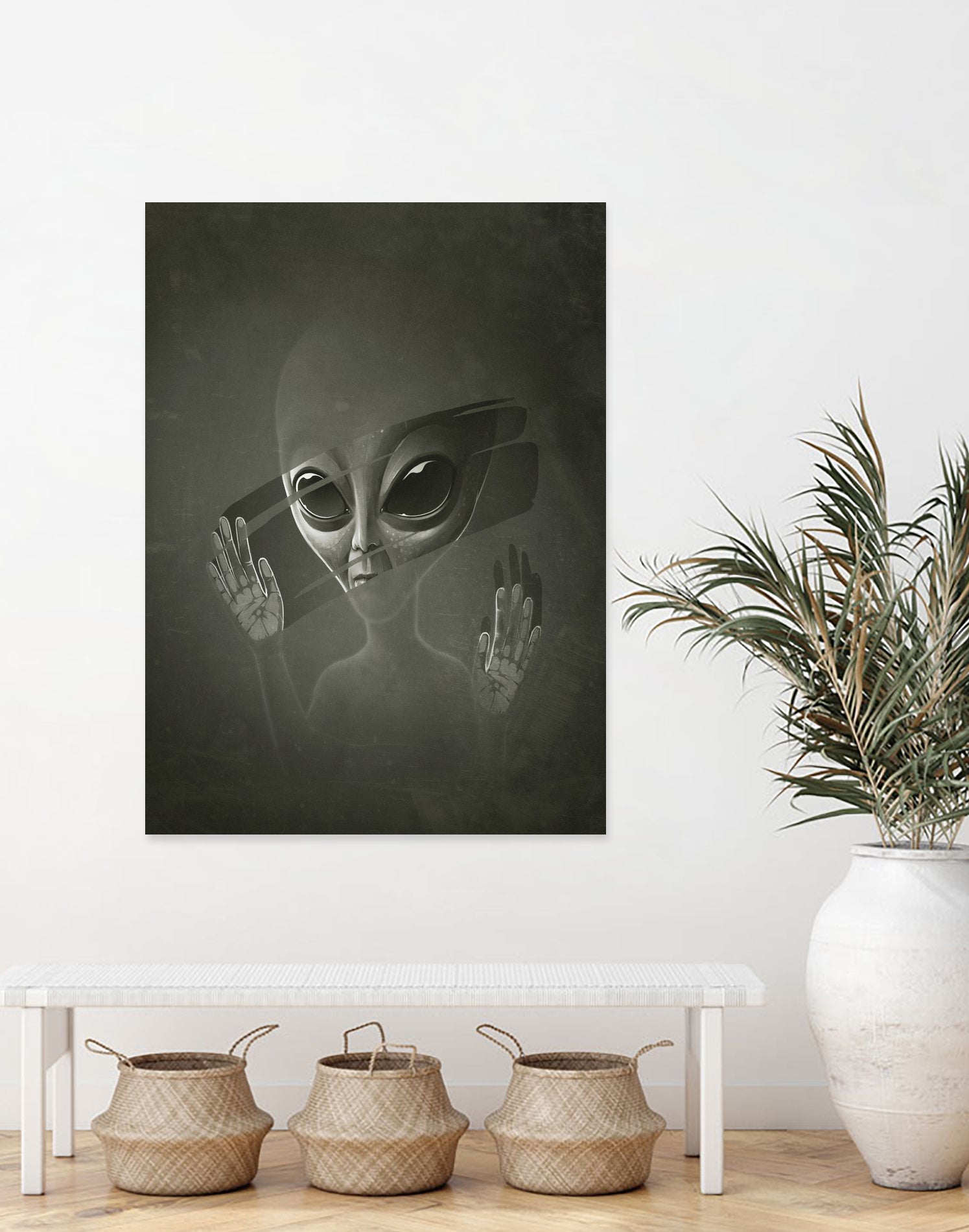 Alien by Lukáš Brežák on GIANT ART - black digital painting