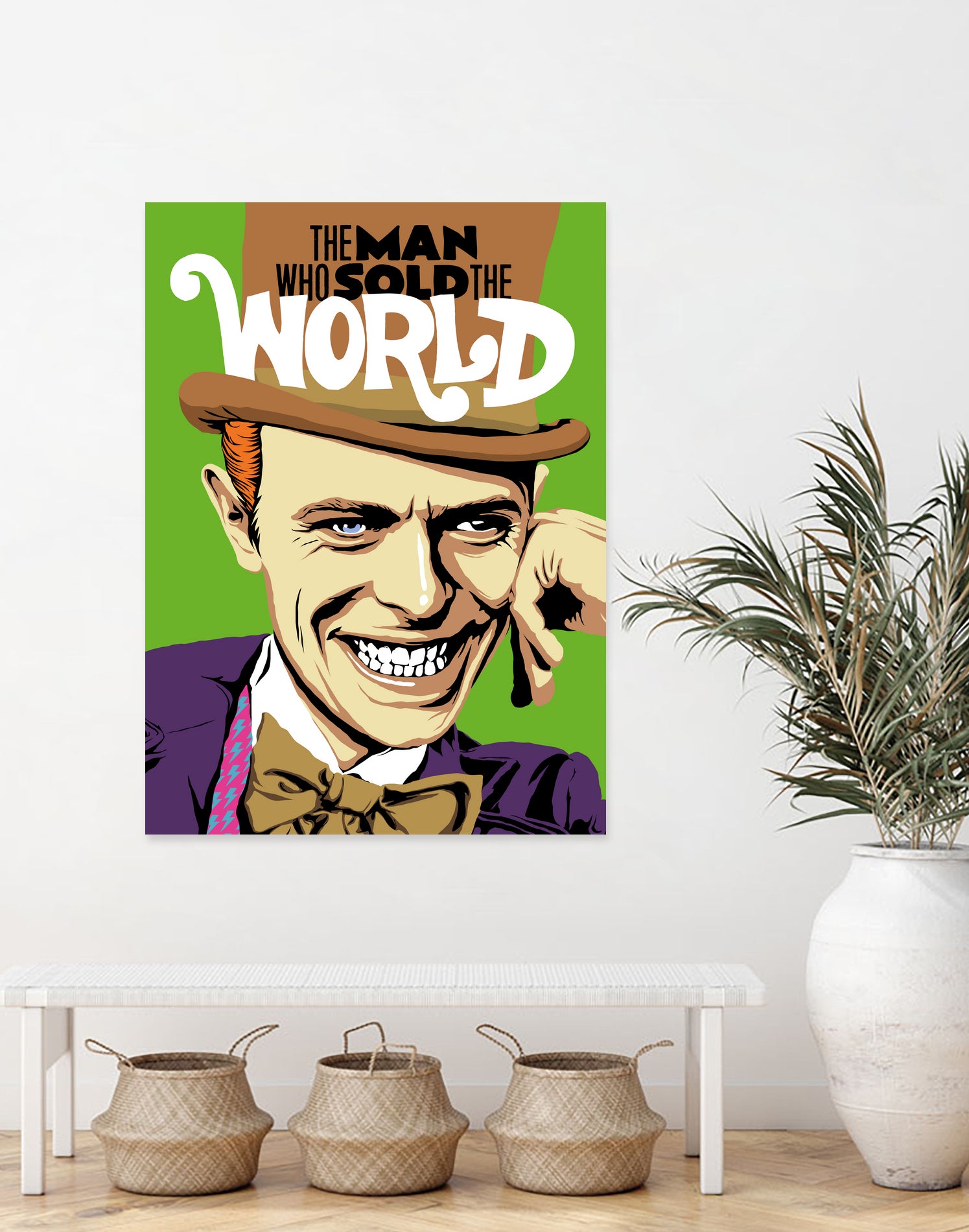 The Man Who Sold The World by Bily Mariano da Luz on GIANT ART - green digital painting