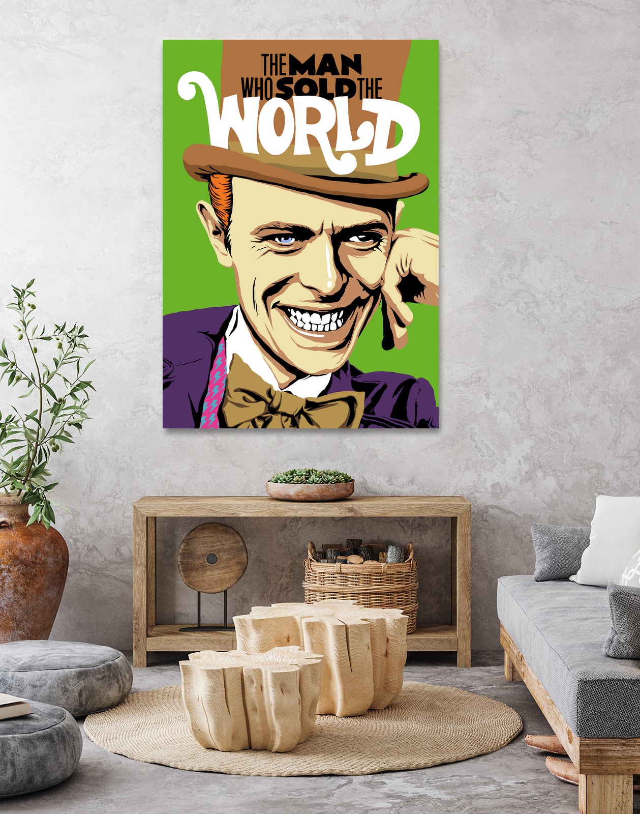 The Man Who Sold The World by Bily Mariano da Luz on GIANT ART - green digital painting