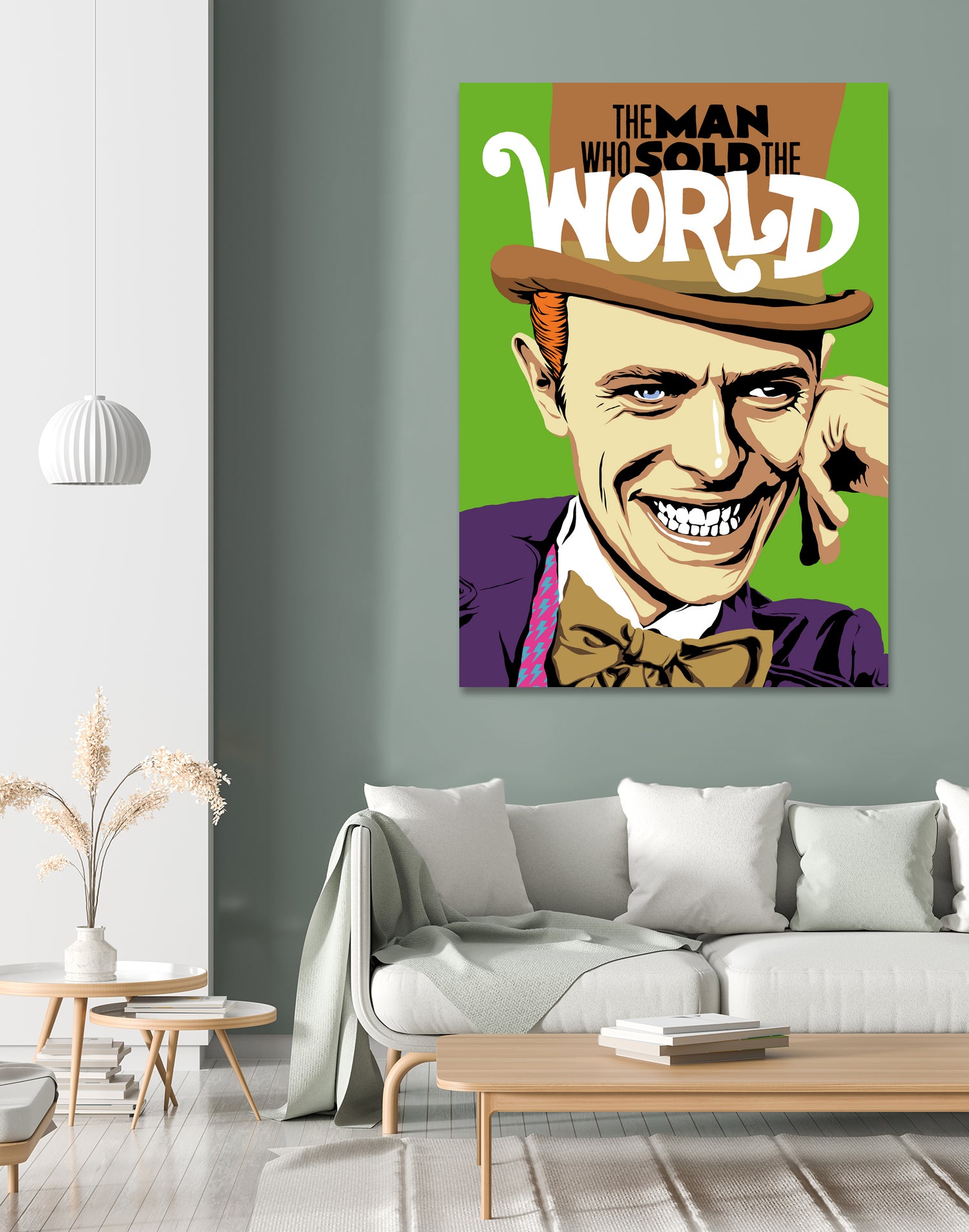 The Man Who Sold The World by Bily Mariano da Luz on GIANT ART - green digital painting