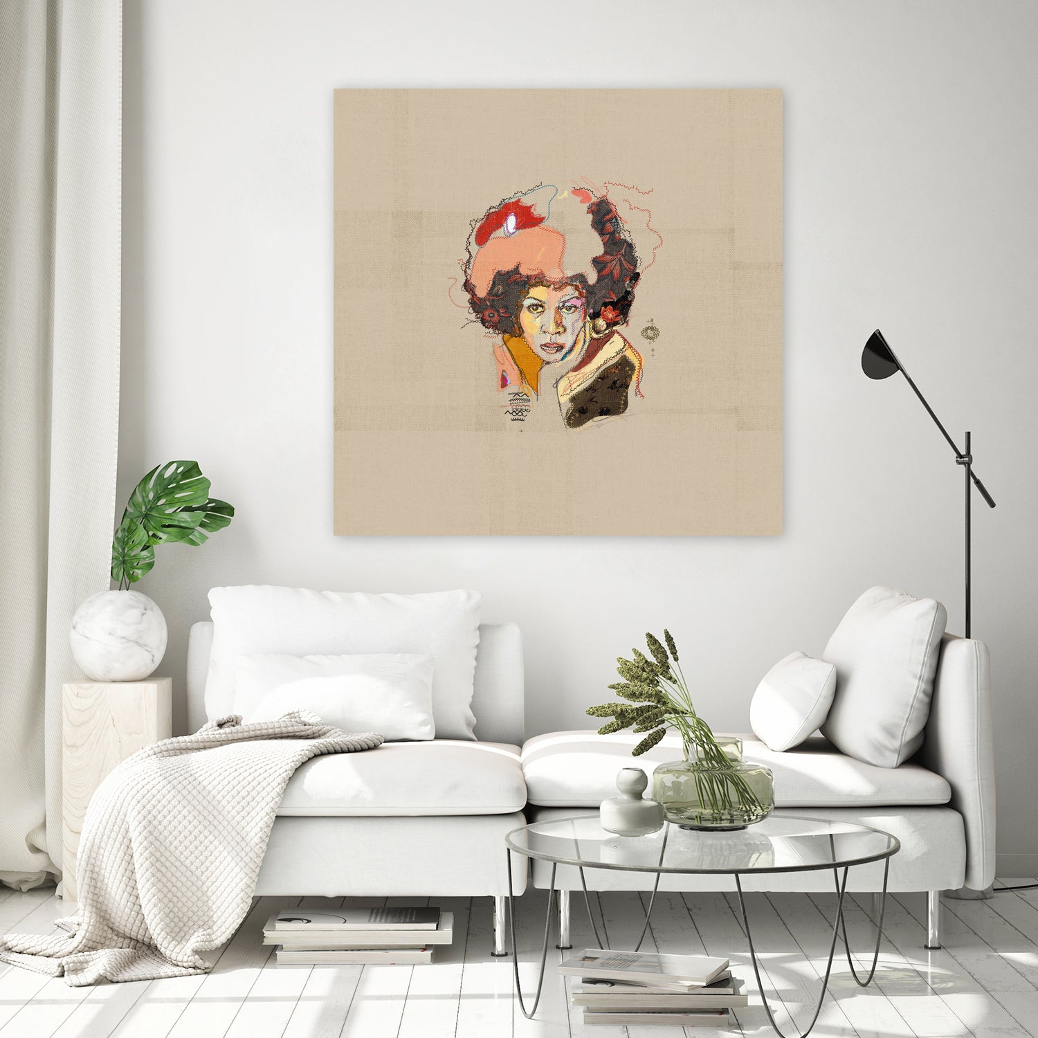 Minnie Riperton - Soul Sista by Carlos Quiterio on GIANT ART - brown digital painting