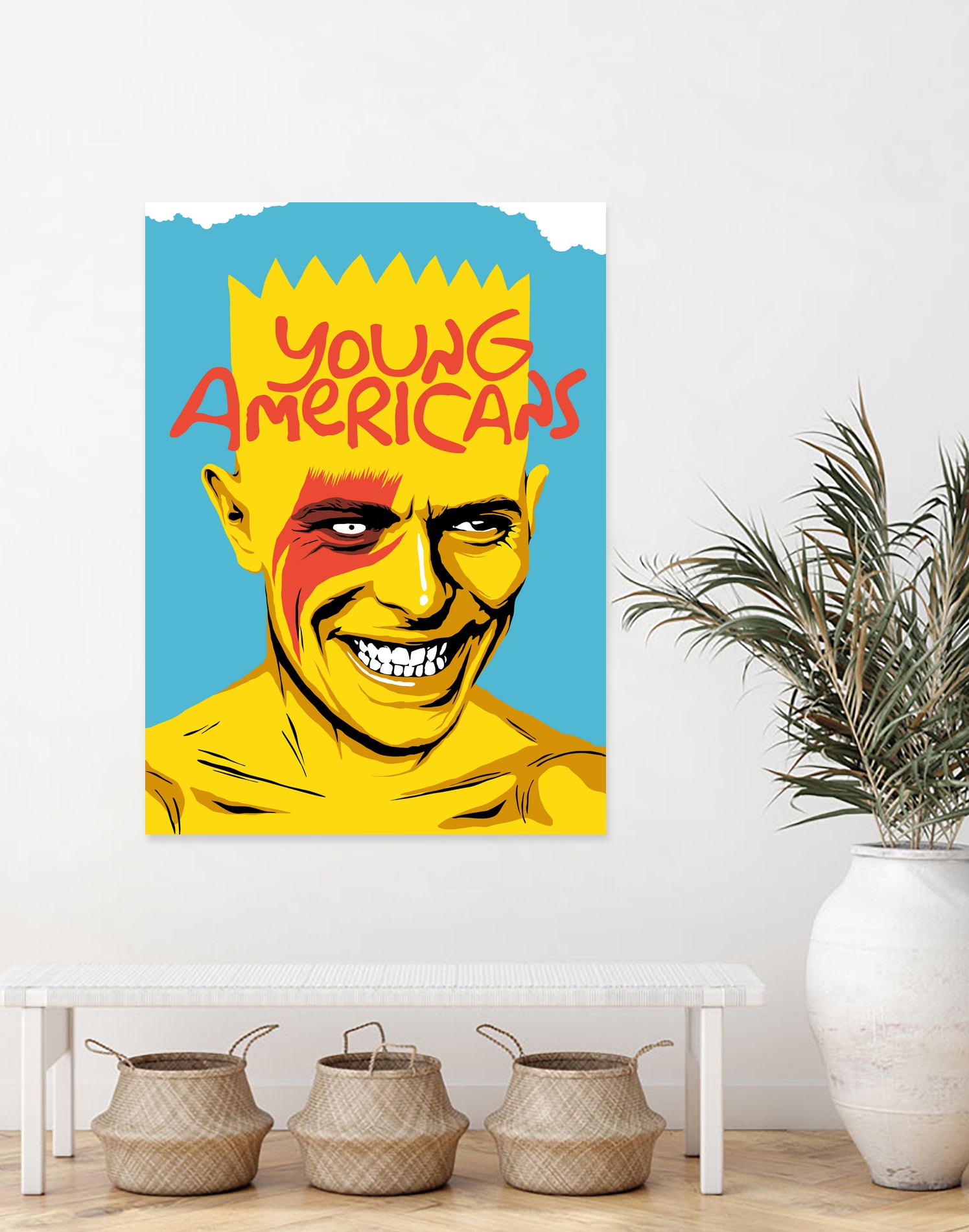 Young Americans by Bily Mariano da Luz on GIANT ART - blue digital drawing