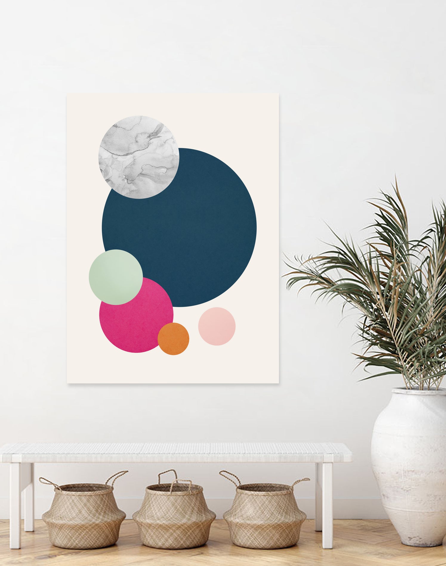 Geometric cutouts 04 by Vitor Costa on GIANT ART - blue digital painting