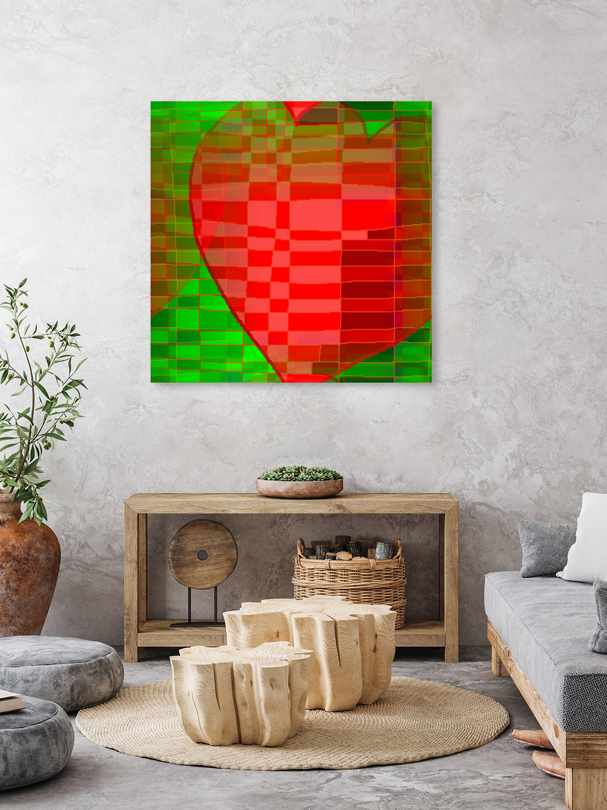 Muttertag 2023 by Thomas Dellenbach dELLaS on GIANT ART - red digital painting