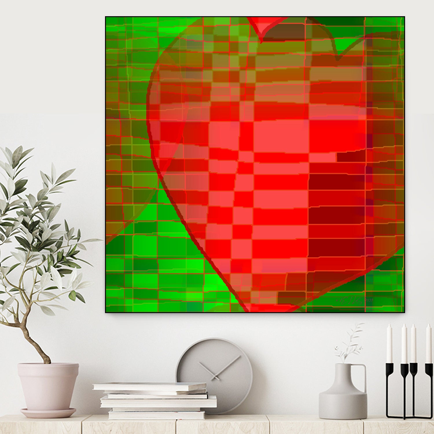 Muttertag 2023 by Thomas Dellenbach dELLaS on GIANT ART - red digital painting