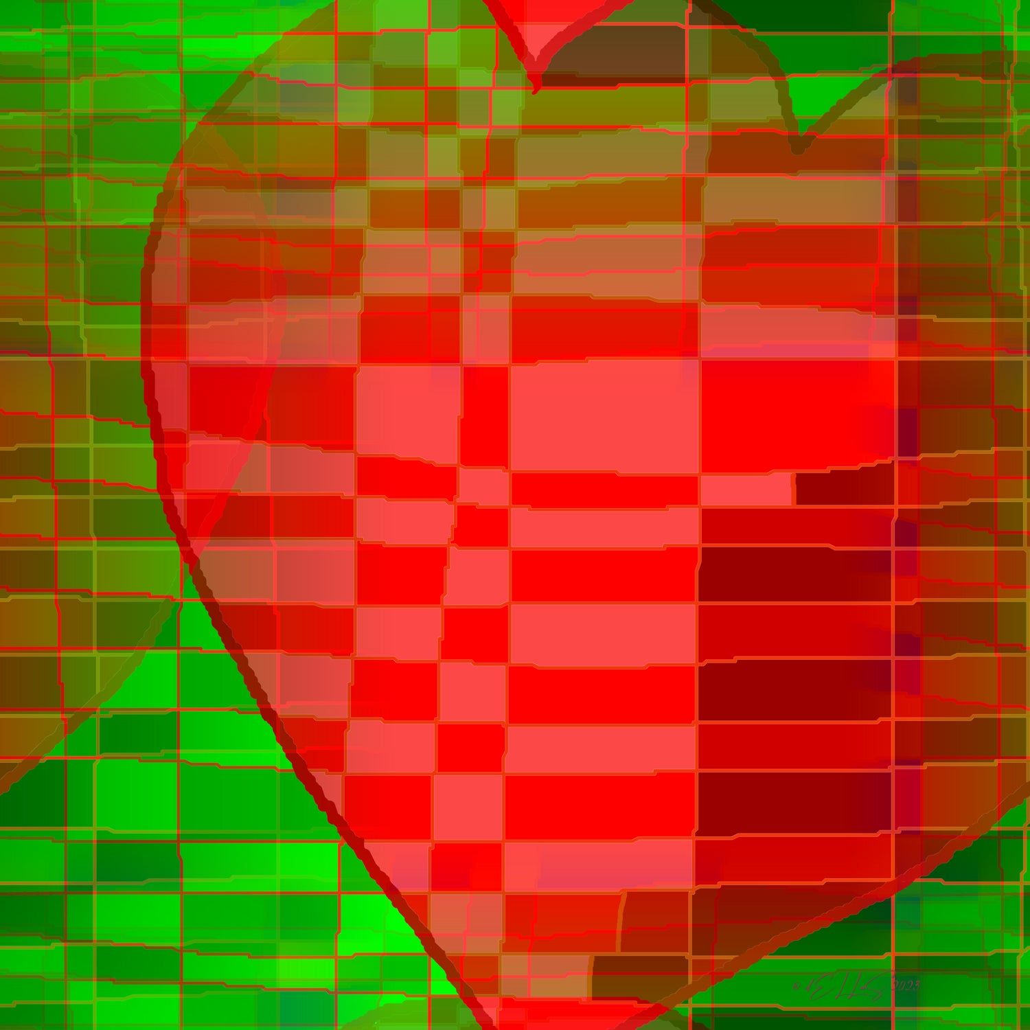 Muttertag 2023 by Thomas Dellenbach dELLaS on GIANT ART - red digital painting