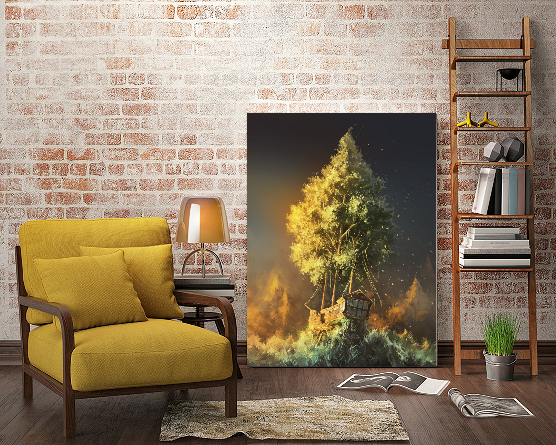 Second Life by Cyril Rolando on GIANT ART - green digital painting