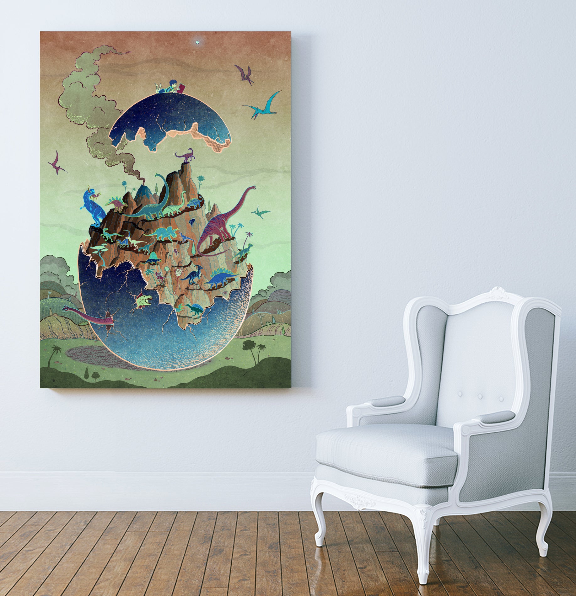 The Hatching by Antoine Doré on GIANT ART - green digital painting