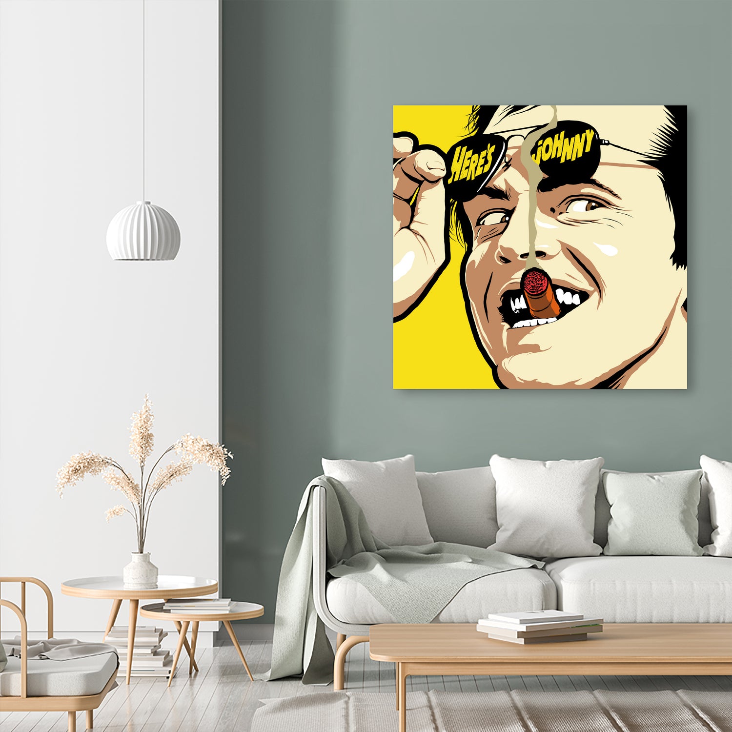 Shiny Sunglasses by Bily Mariano da Luz on GIANT ART - yellow digital painting