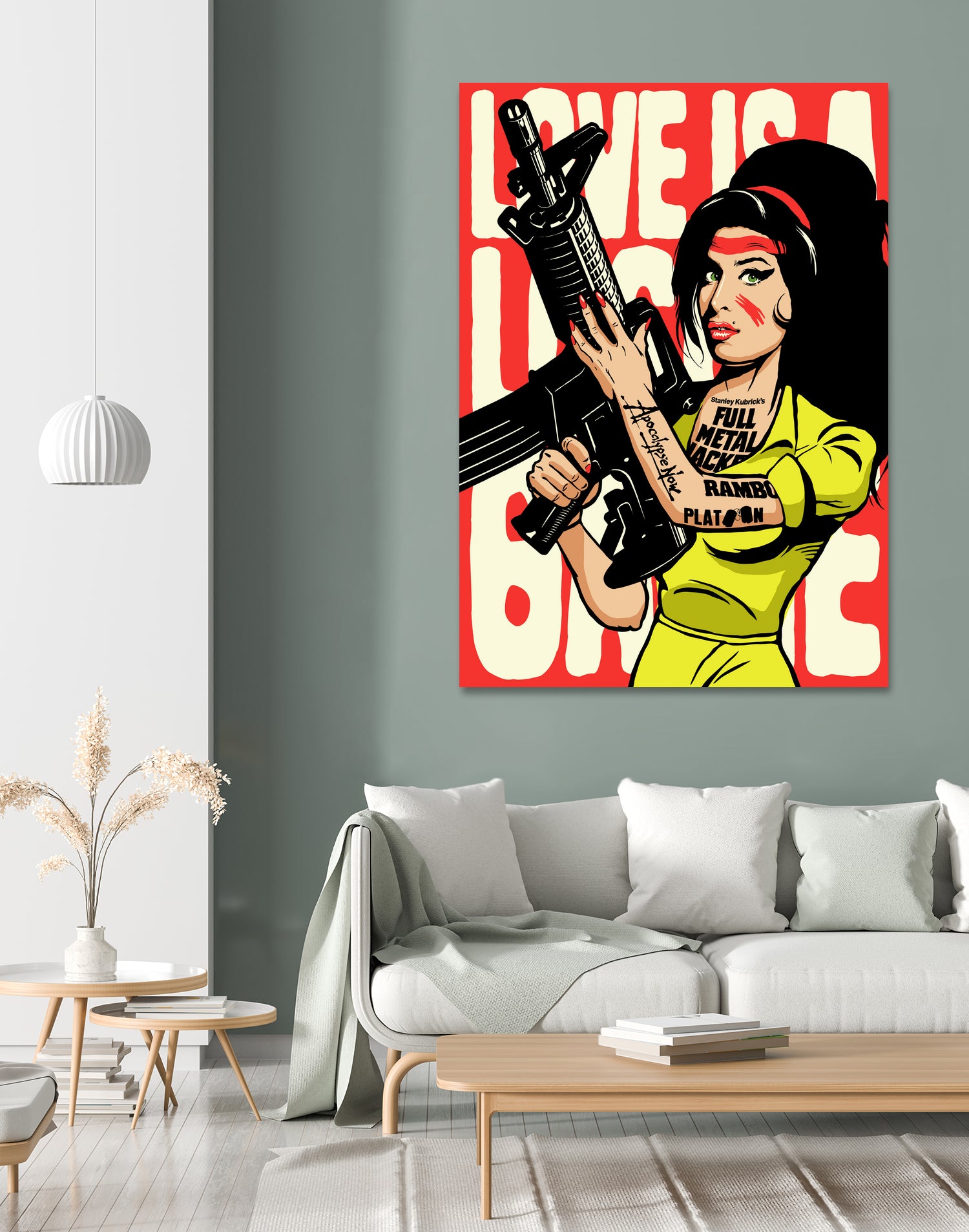 Love is a Losing Game by Bily Mariano da Luz on GIANT ART - red digital painting