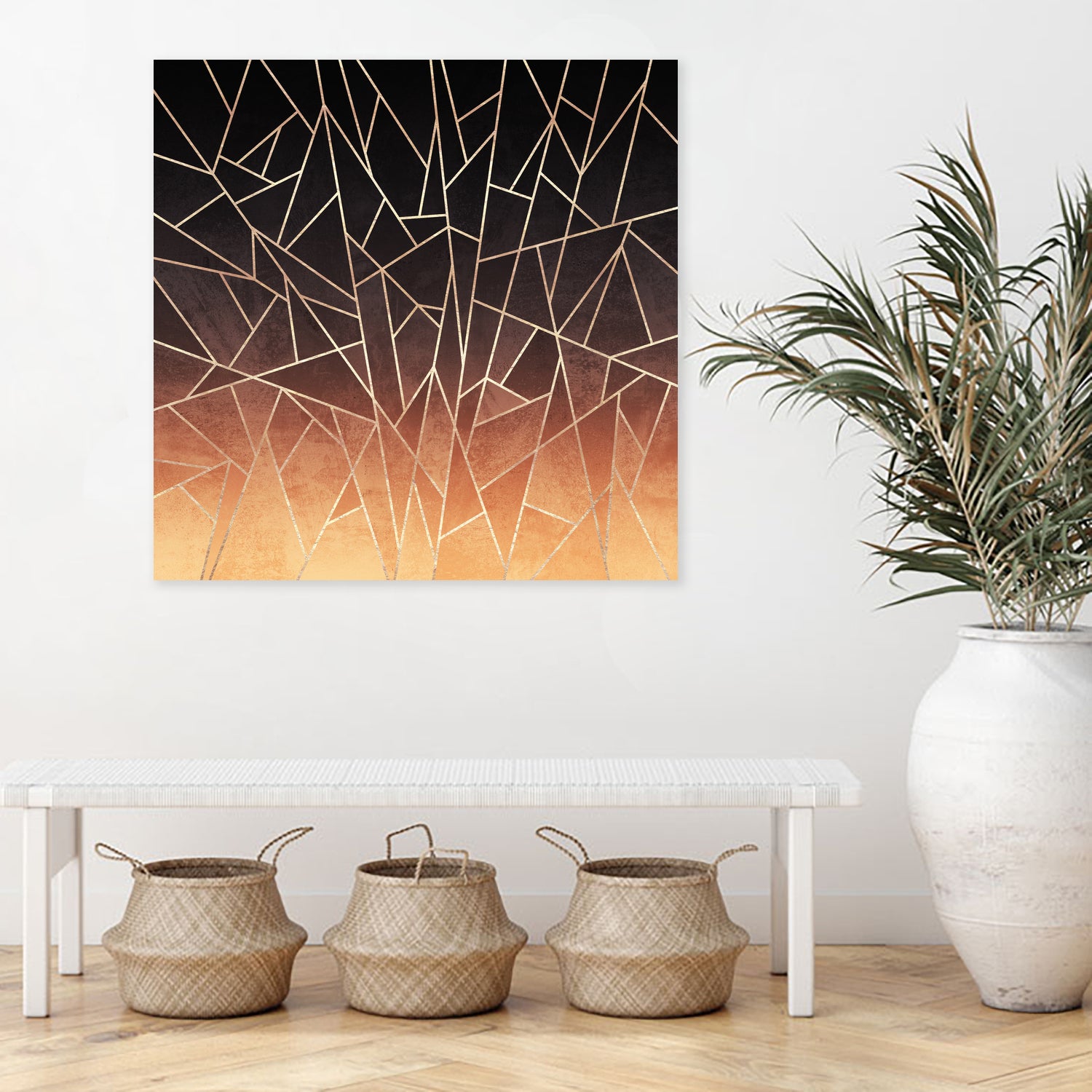 Shattered Ombre by Elisabeth Fredriksson on GIANT ART - brown digital painting