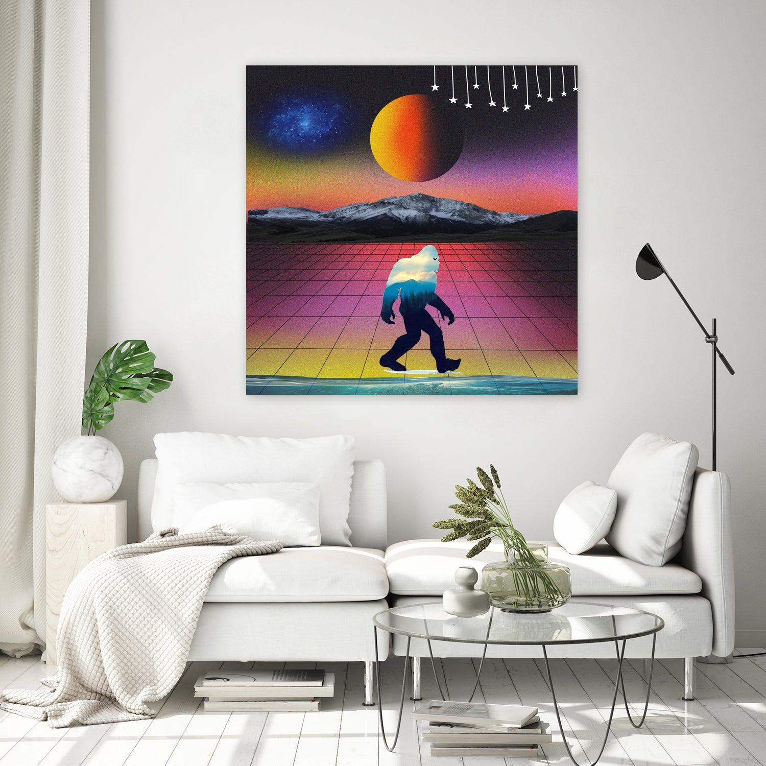 Bigfoot by Lori Andrews on GIANT ART - white photo illustration