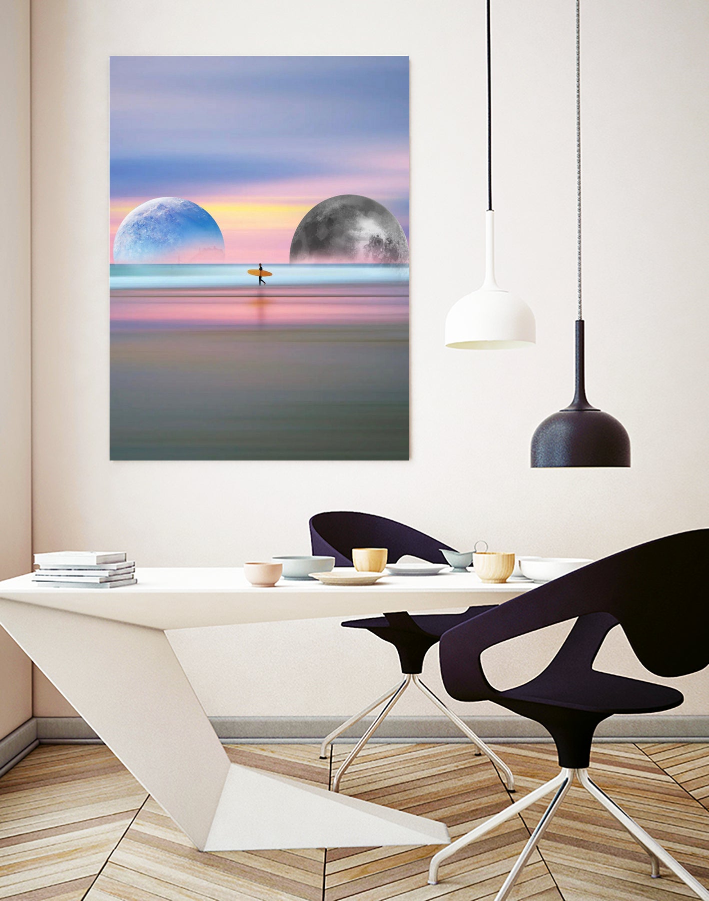 Surfer's Paradise by Lori Andrews on GIANT ART - white photo manipulation