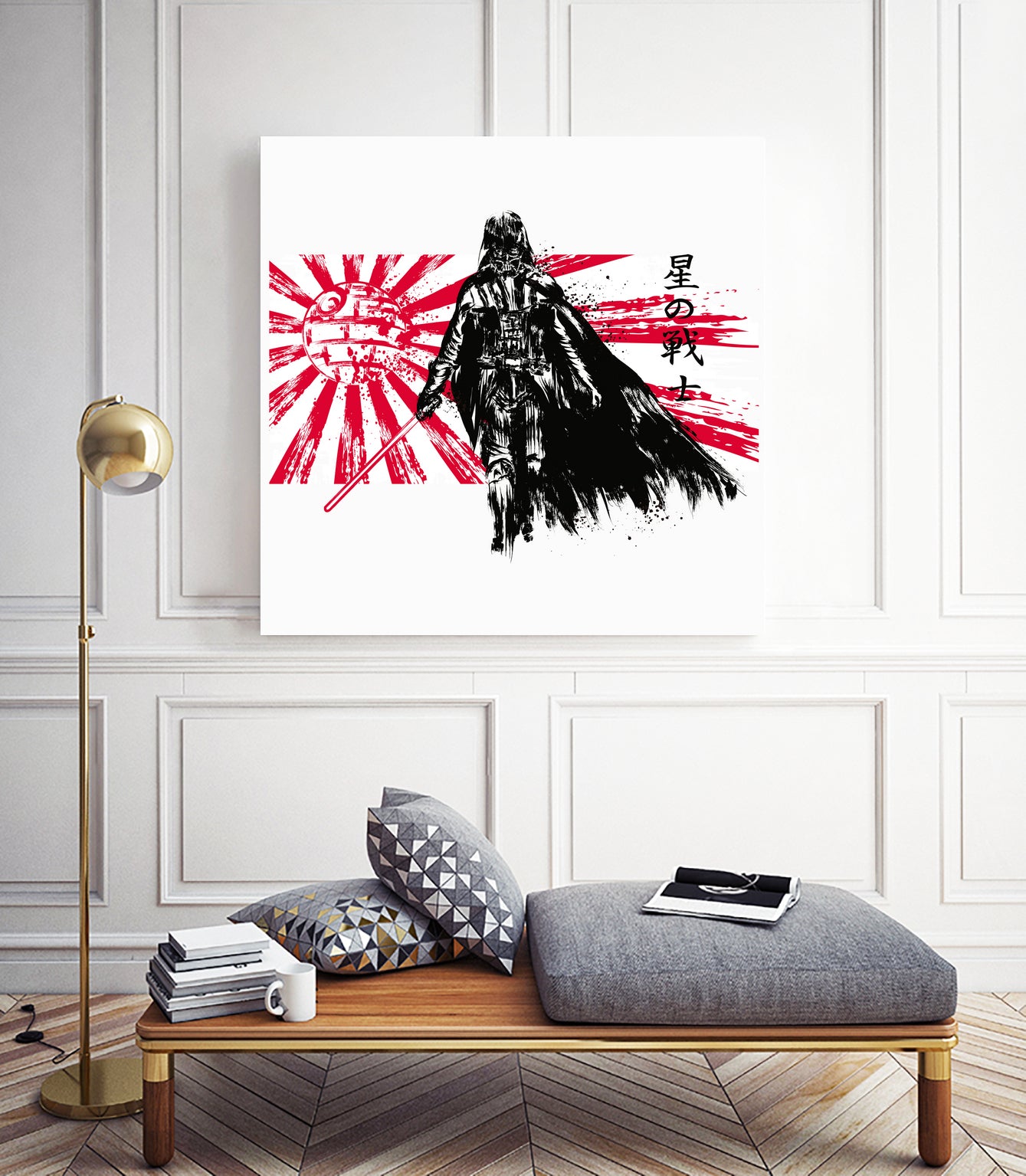 The Star Warrior V2 by Antonio Camarena on GIANT ART - white digital painting