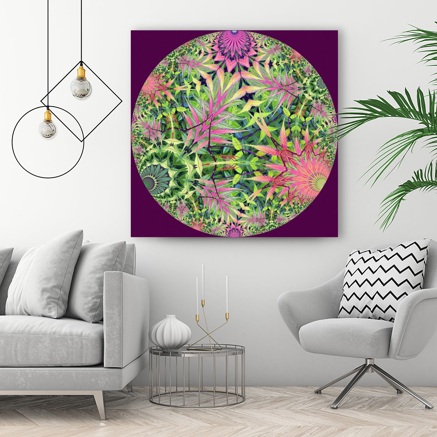 Hyperbolic Jungle by Digital Crafts on GIANT ART - green digital painting