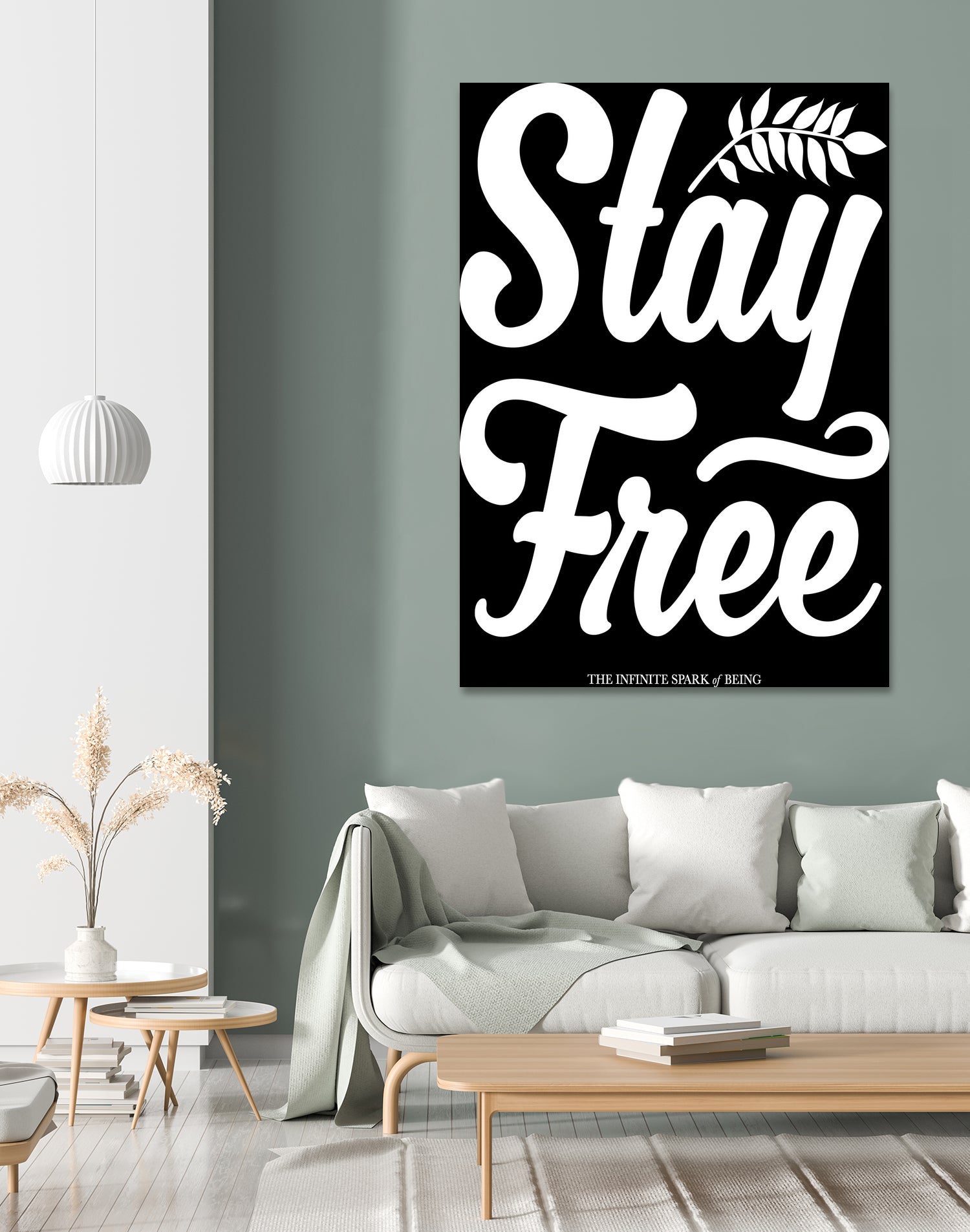 Stay Free (II) by The Infinite Spark of Being Keith Welsh on GIANT ART - black typography