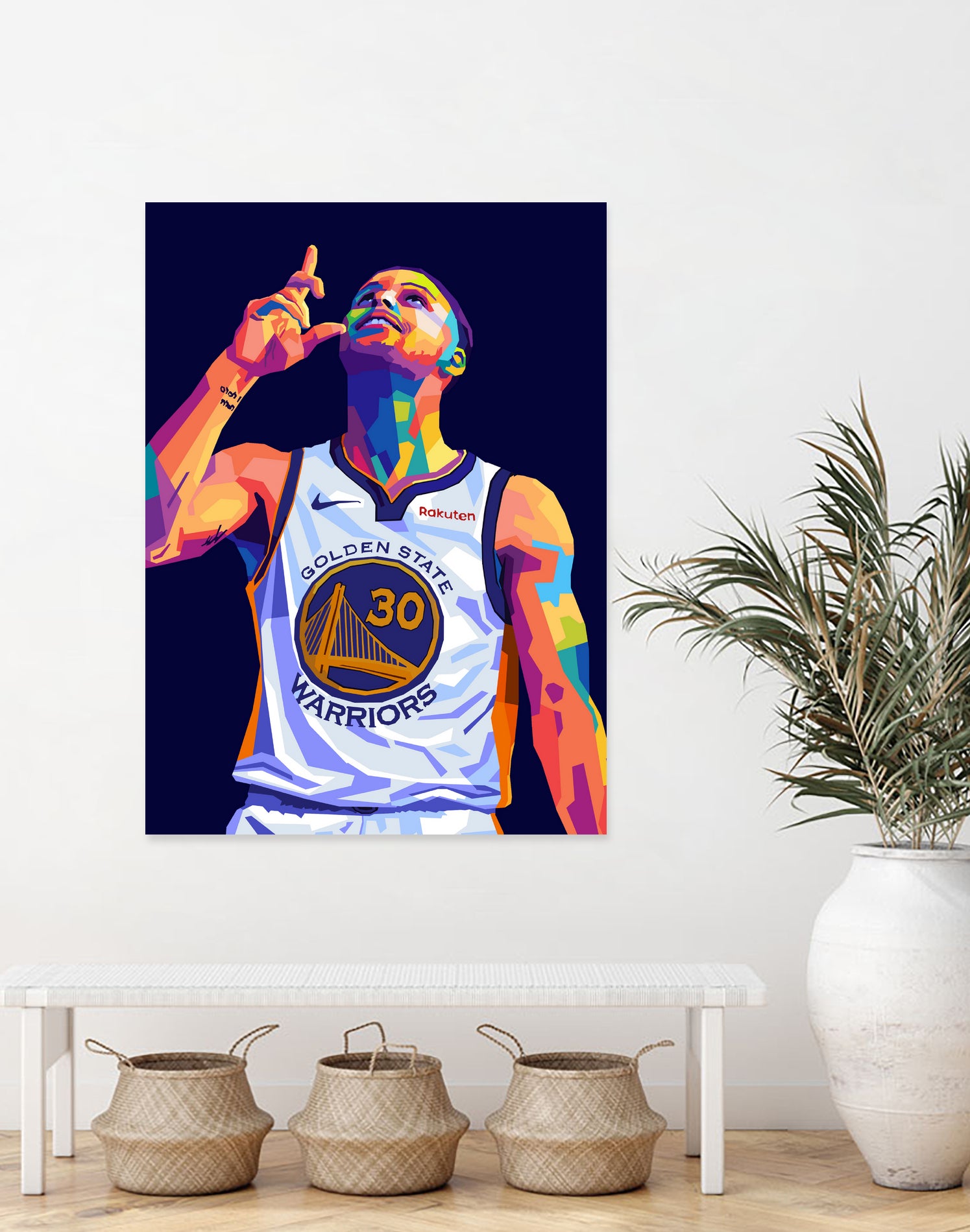 Stephen Curry Pop Art by Noval Purnama on GIANT ART - black digital drawing
