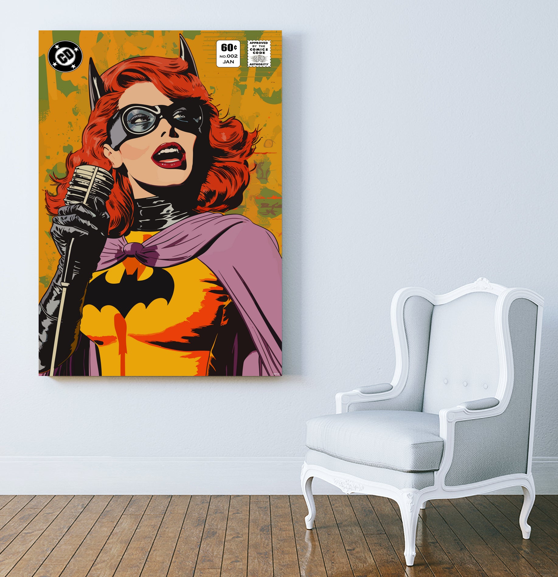 BatSong by Ramon Souza on GIANT ART - yellow vector illustration