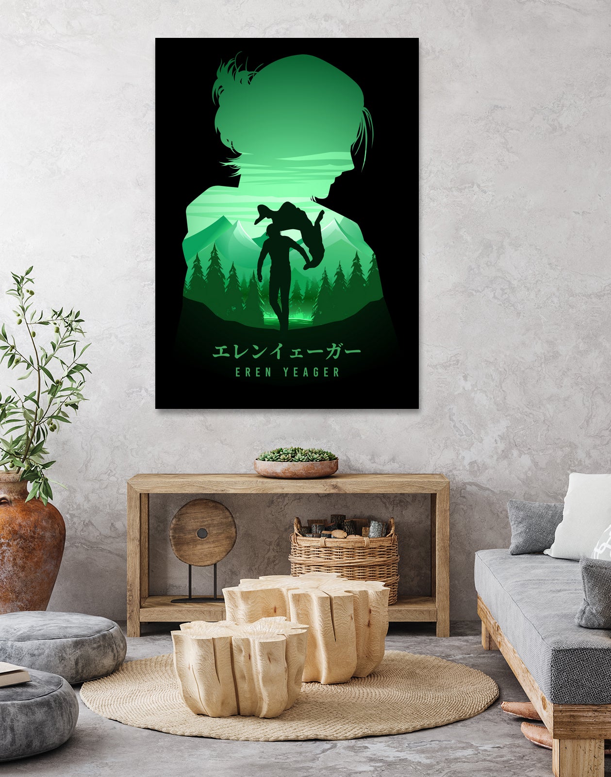 Eren Yeager by Illust Artz on GIANT ART - green digital drawing