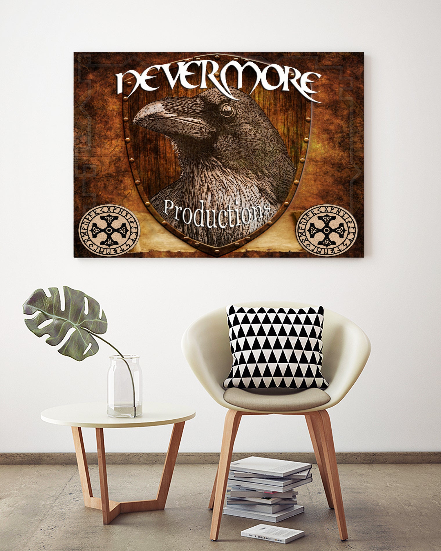 Nevermore_Designs Logo by Gregory Boone on GIANT ART - white digital painting