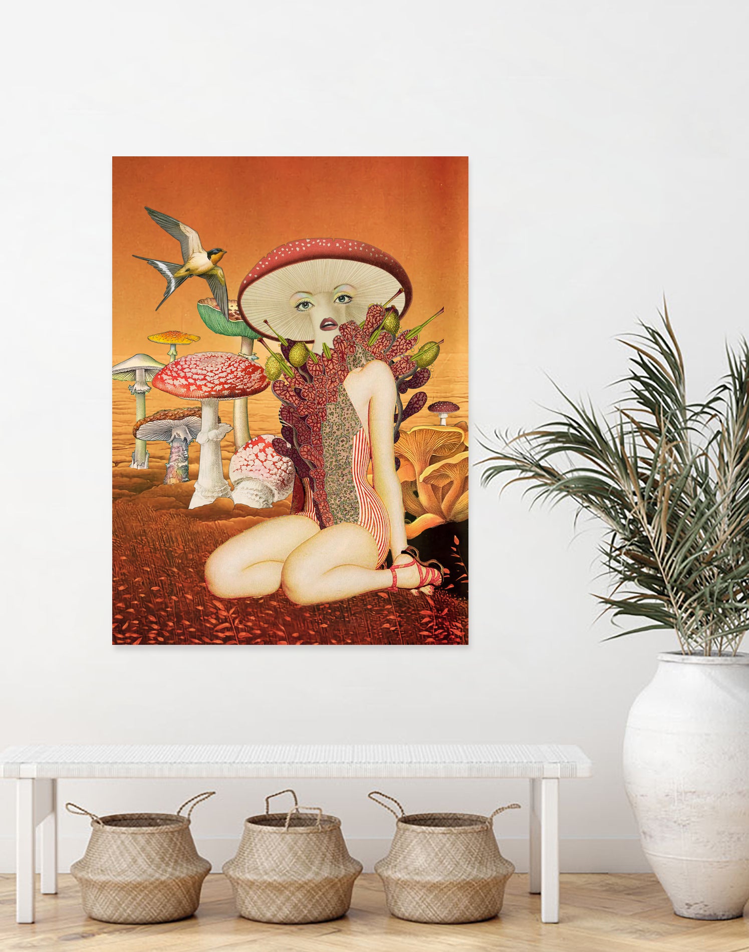 funky fungus by Julia Lillard on GIANT ART - orange photo manipulation