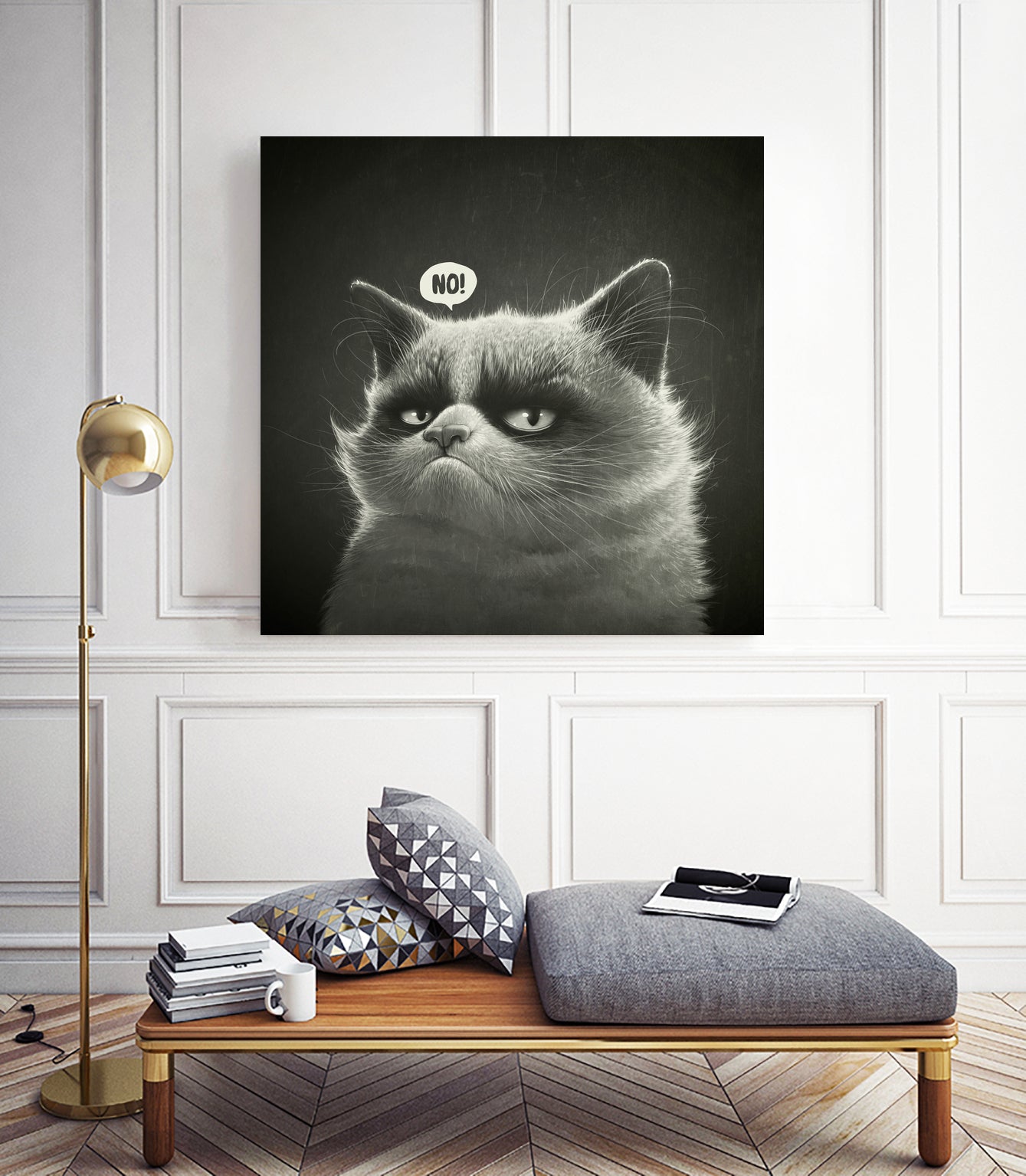 No! by Lukáš Brežák on GIANT ART - black digital painting