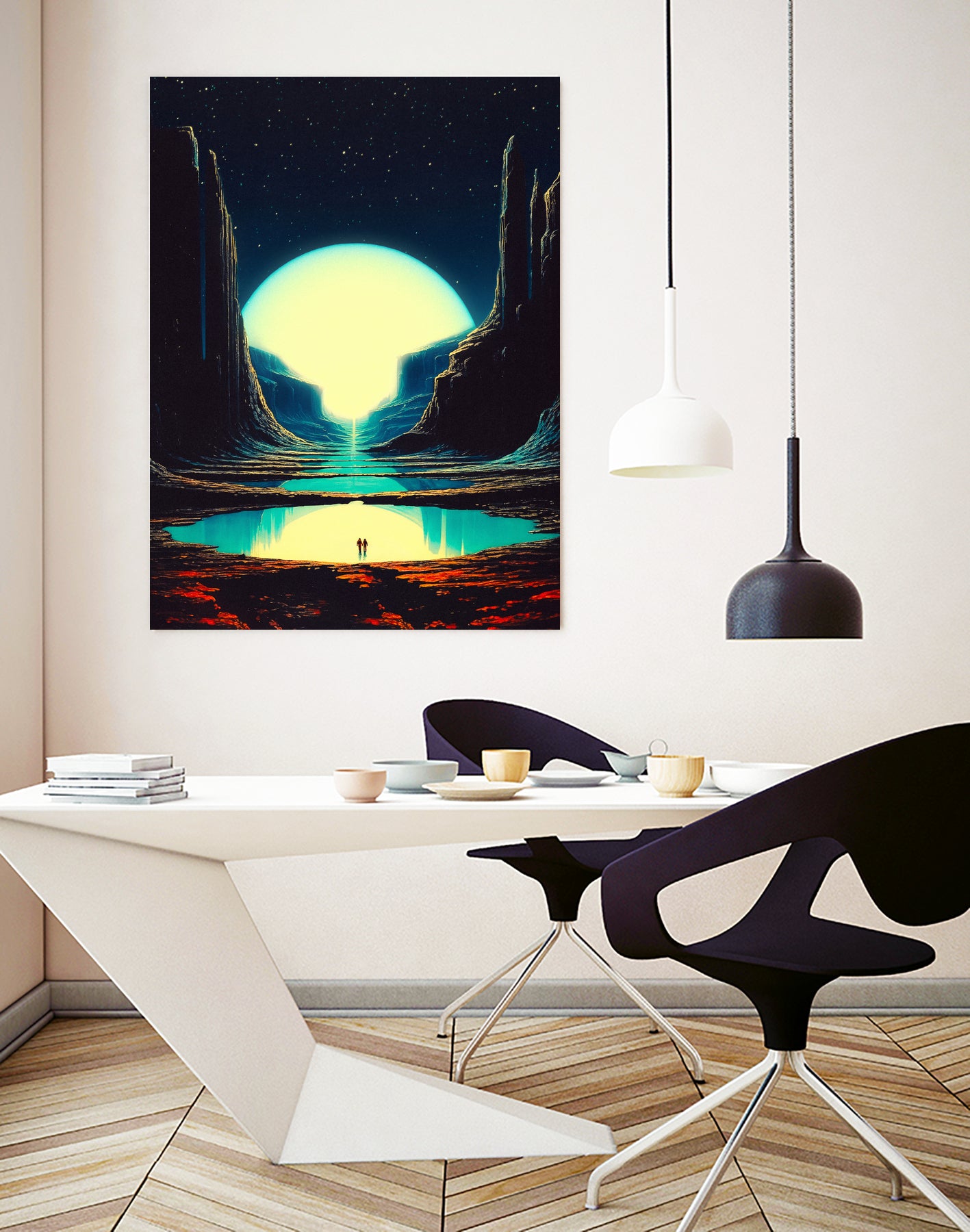 Never Lost With You by Jonas Haeg on GIANT ART - blue photo manipulation