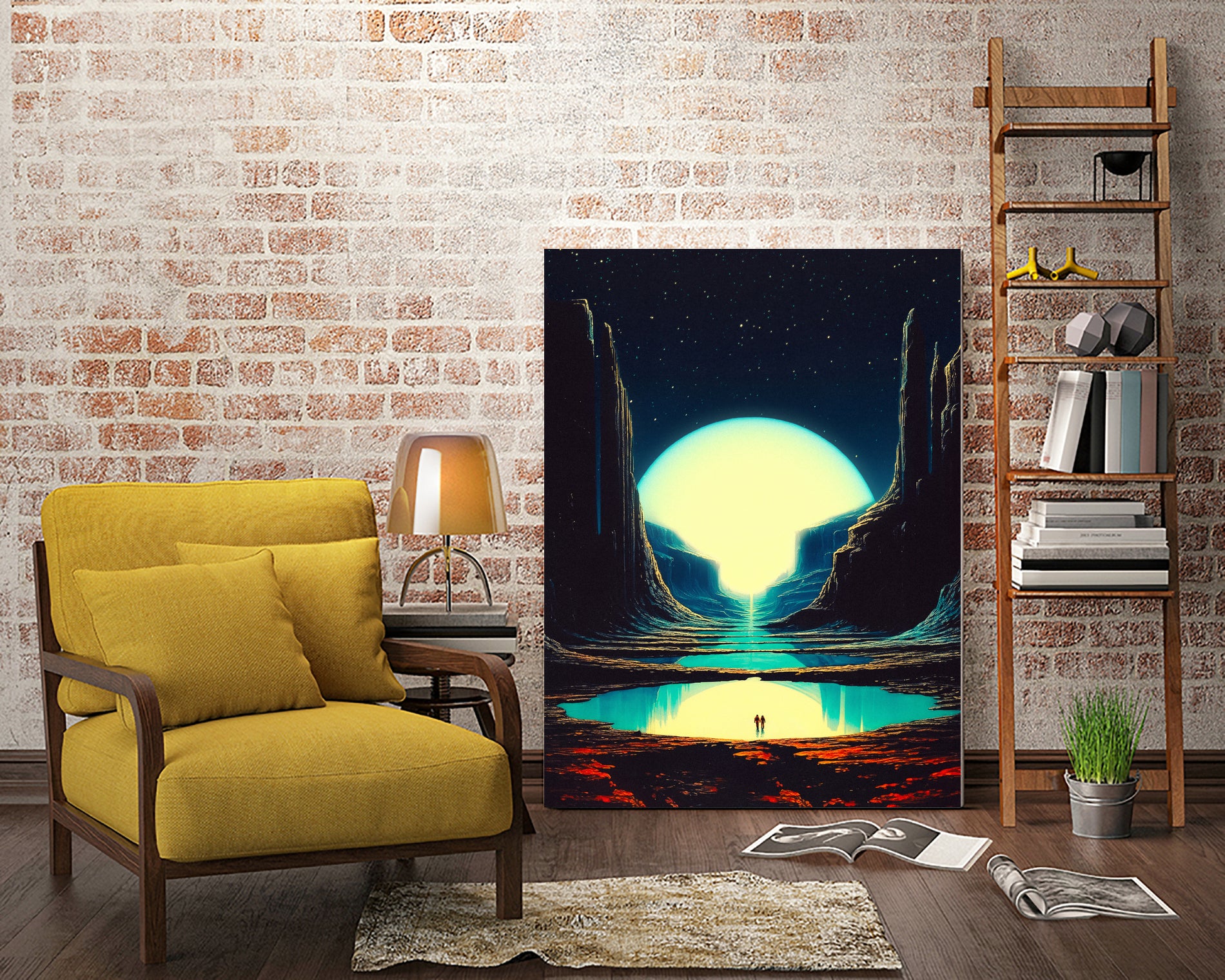 Never Lost With You by Jonas Haeg on GIANT ART - blue photo manipulation