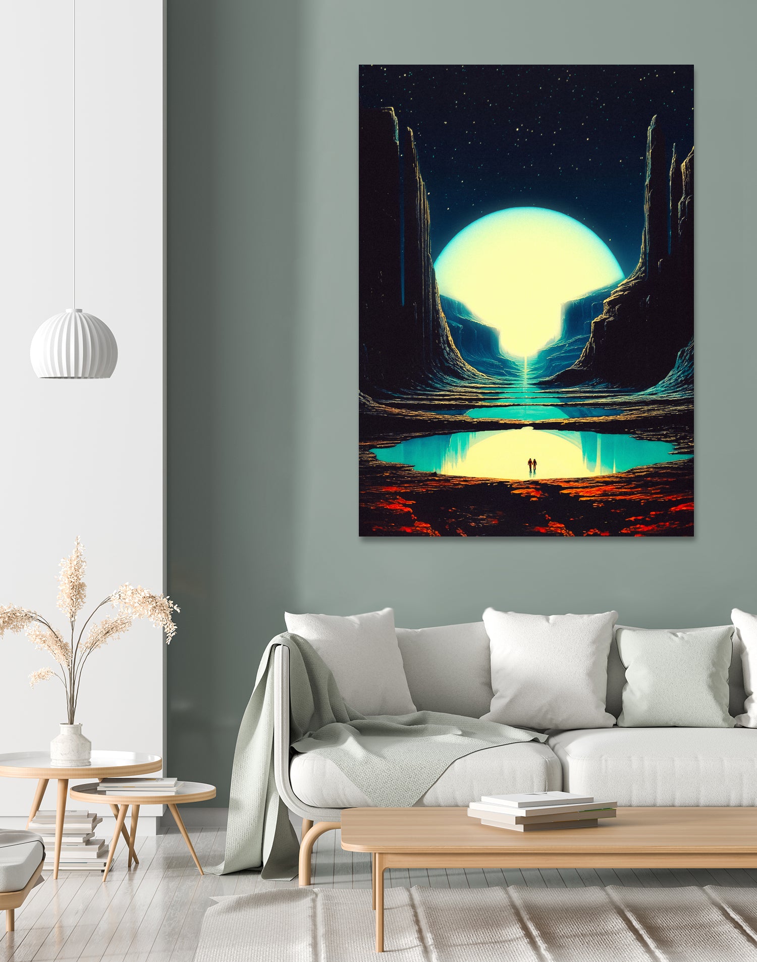 Never Lost With You by Jonas Haeg on GIANT ART - blue photo manipulation