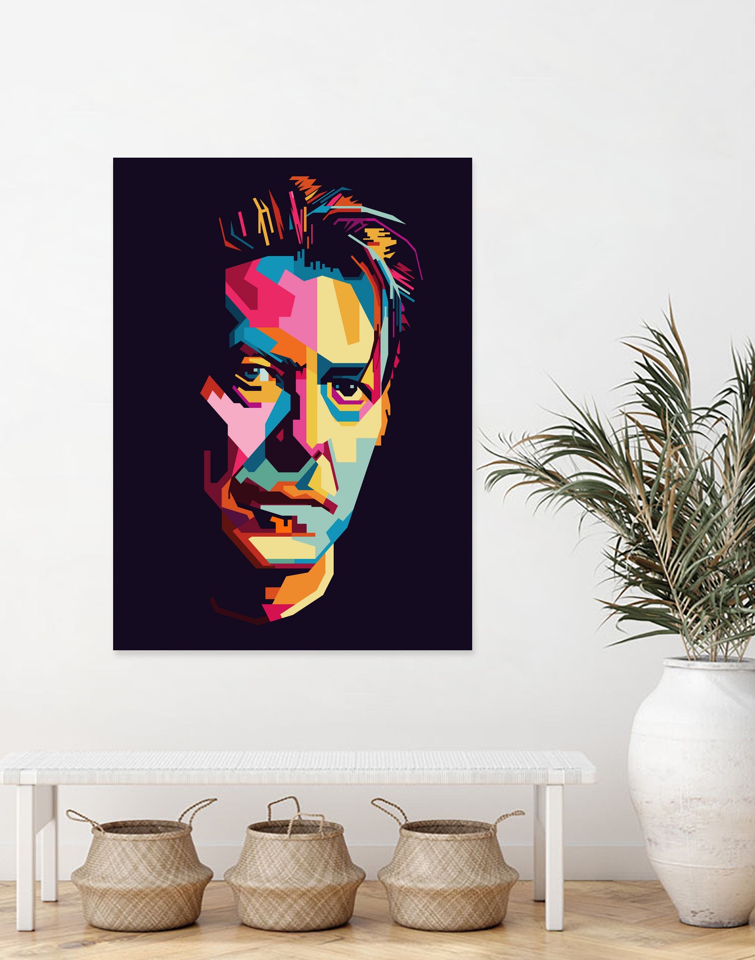 DAVID BOWIE Pop Art WPAP by Karinne Pyrena on GIANT ART - black digital drawing