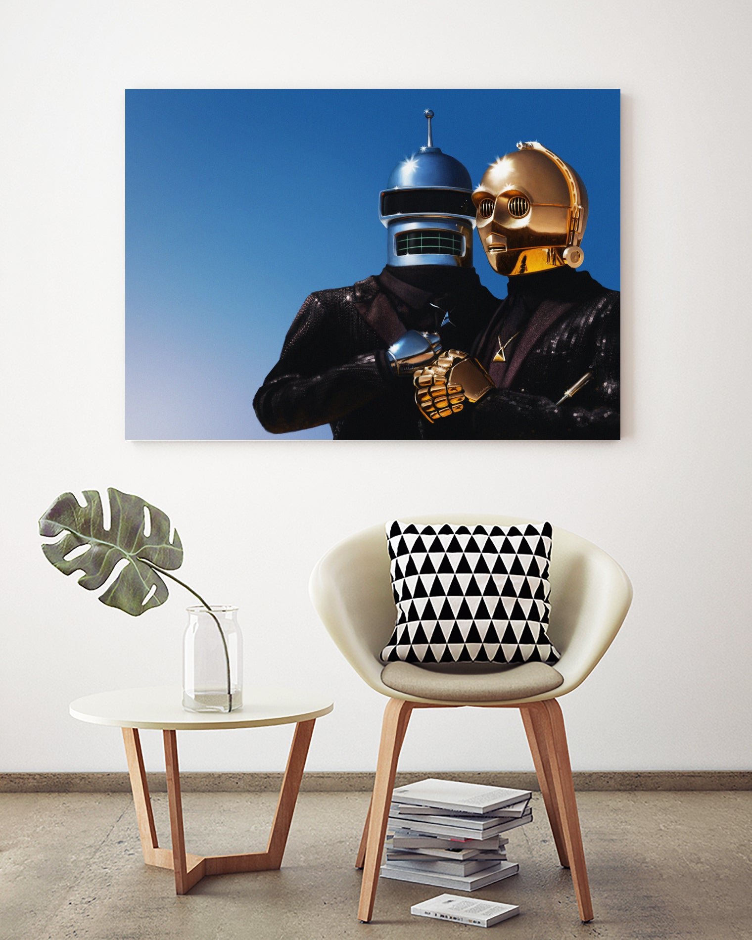 Human After All by Luis Felipe Ramos Cardoso on GIANT ART - blue digital painting