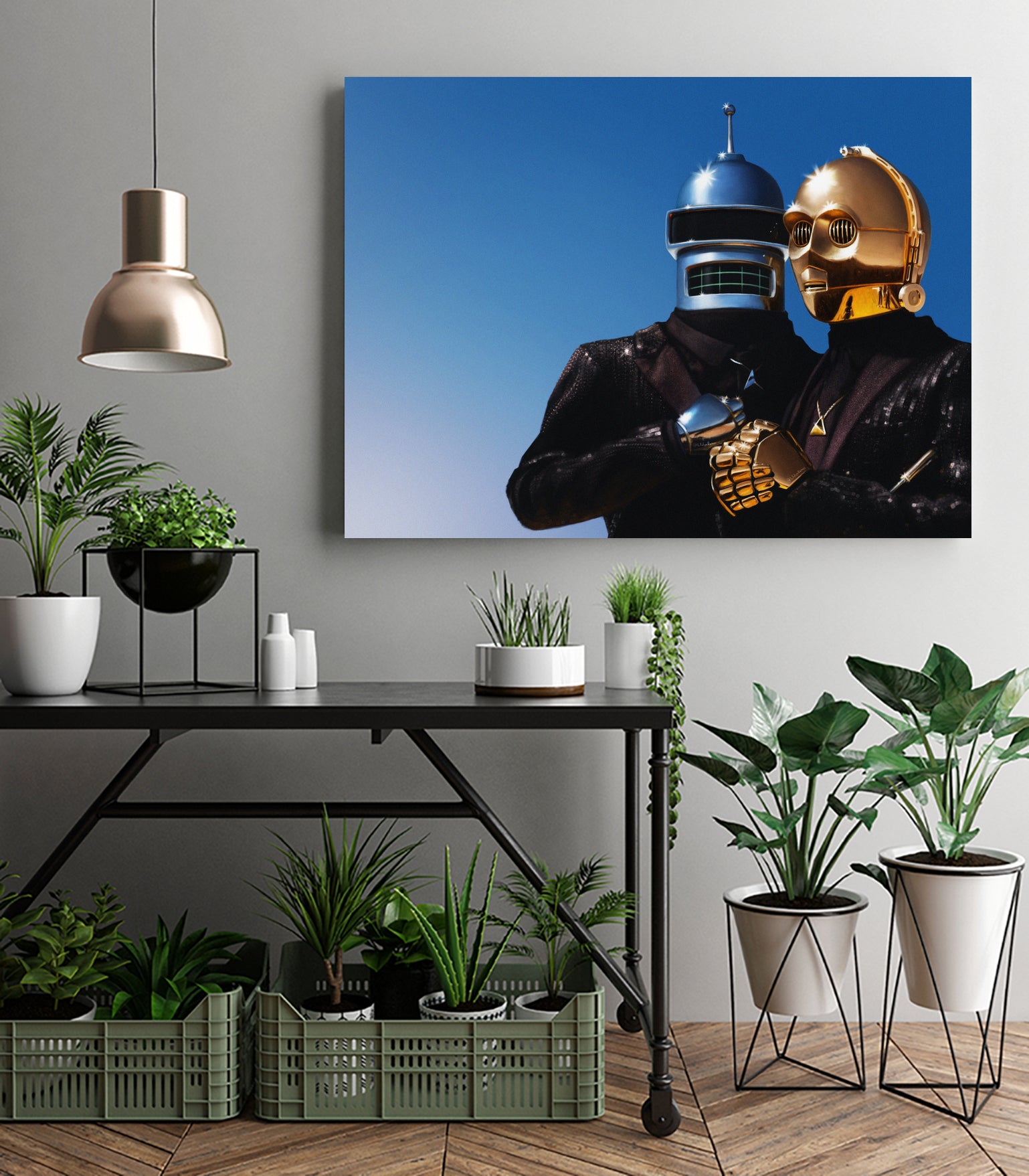 Human After All by Luis Felipe Ramos Cardoso on GIANT ART - blue digital painting