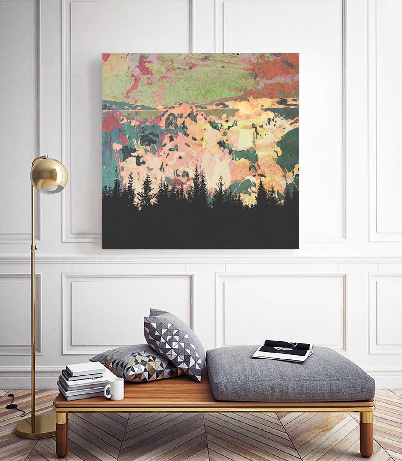 Near To The Wild by Jamison Gish on GIANT ART - green digital painting