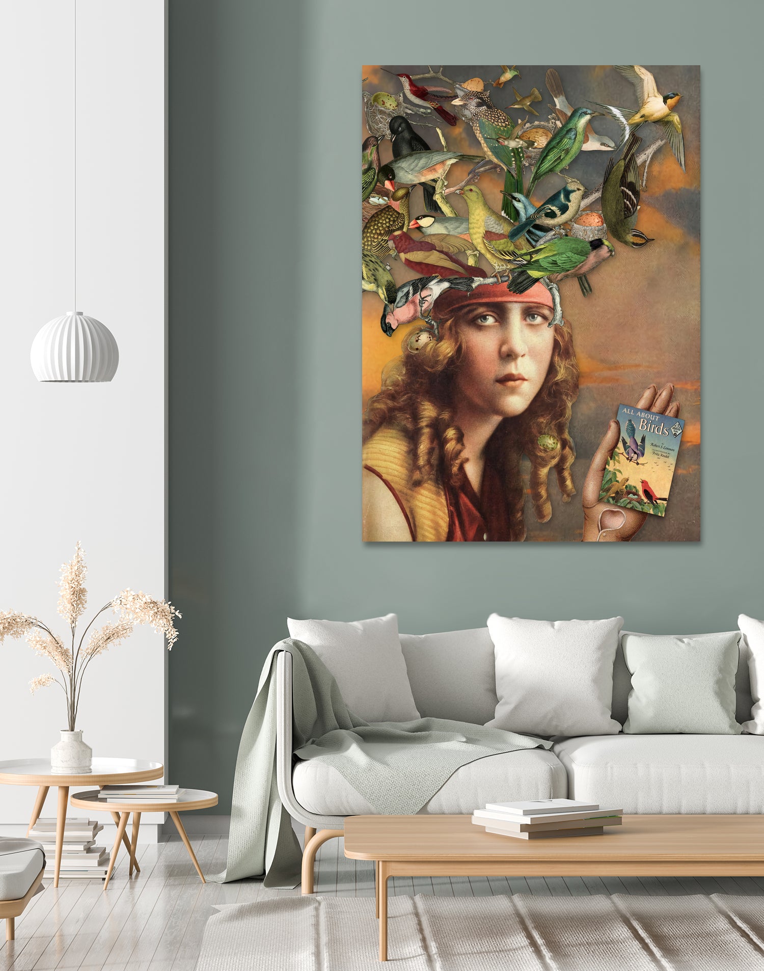 bird brain 2, all about birds by Julia Lillard on GIANT ART - brown photo manipulation