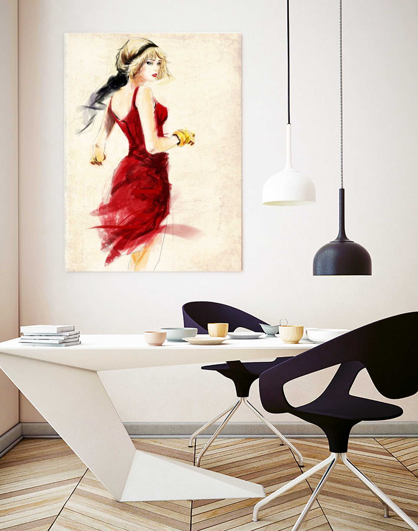 Erica by Ng Chun Fui on GIANT ART - red digital painting